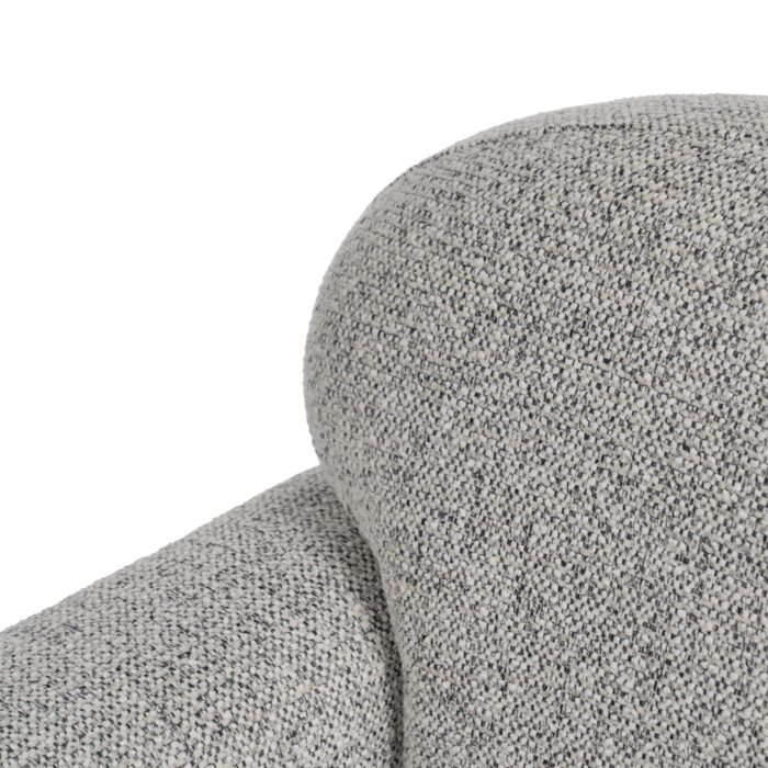 Fauteuil chiné beige Malabar – Image 7