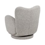 Fauteuil pivotant beige Nura – Image 4