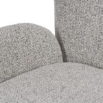 Fauteuil pivotant beige Nura – Image 8