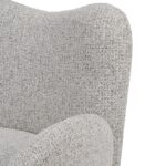 Fauteuil pivotant beige Nura – Image 9