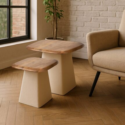Set 2 tables basses Mera Ixia