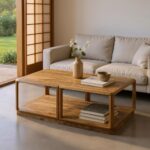 Table basse manguier marron Astuce Ixia