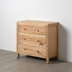 Commode beige mindi 3 tiroirs Evok – Image 2