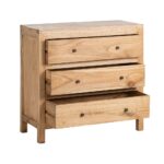 Commode beige mindi 3 tiroirs Evok – Image 3