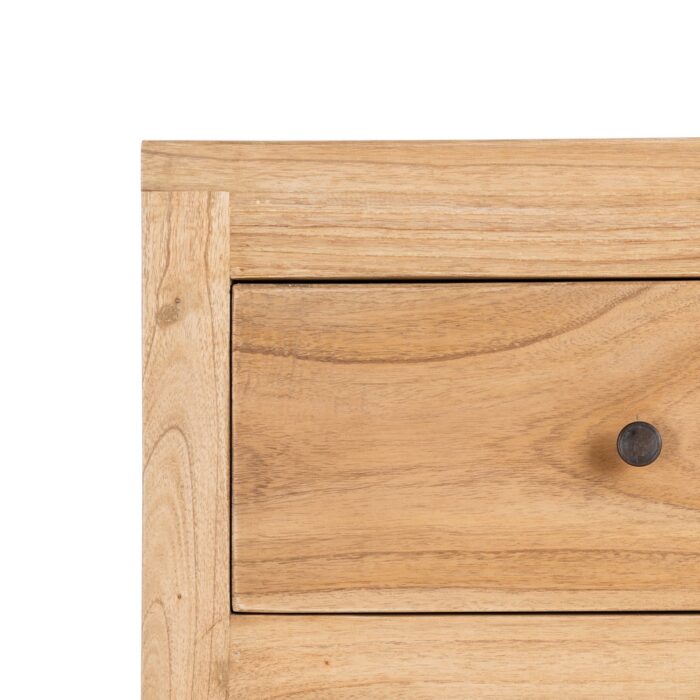 Commode beige mindi 3 tiroirs Evok – Image 9
