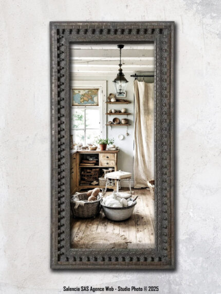 Miroir haut bois Ravel Ixia
