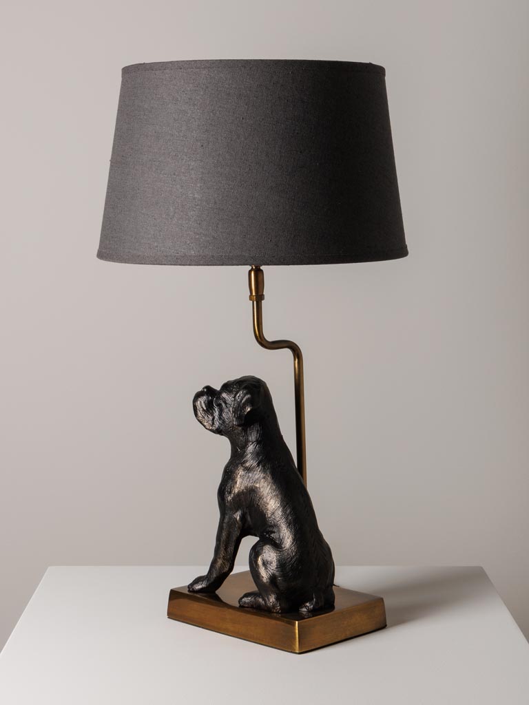 Lampe bouledogue base or Chehoma