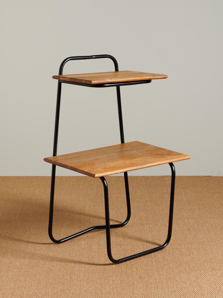 Meuble d'appoint deux étages Chehoma
