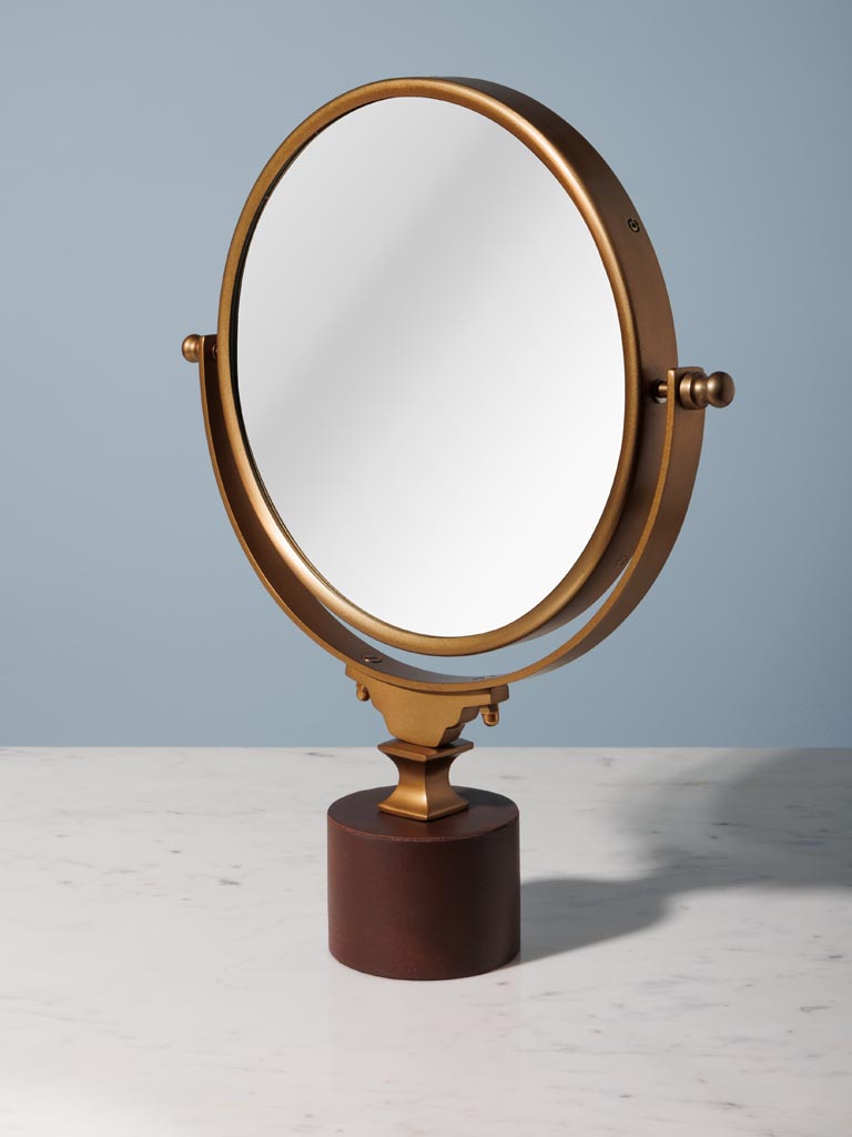 miroir-a-poser-base-cuir-chehoma-42185-02.jpg Miroir à poser base cuir – Image 3