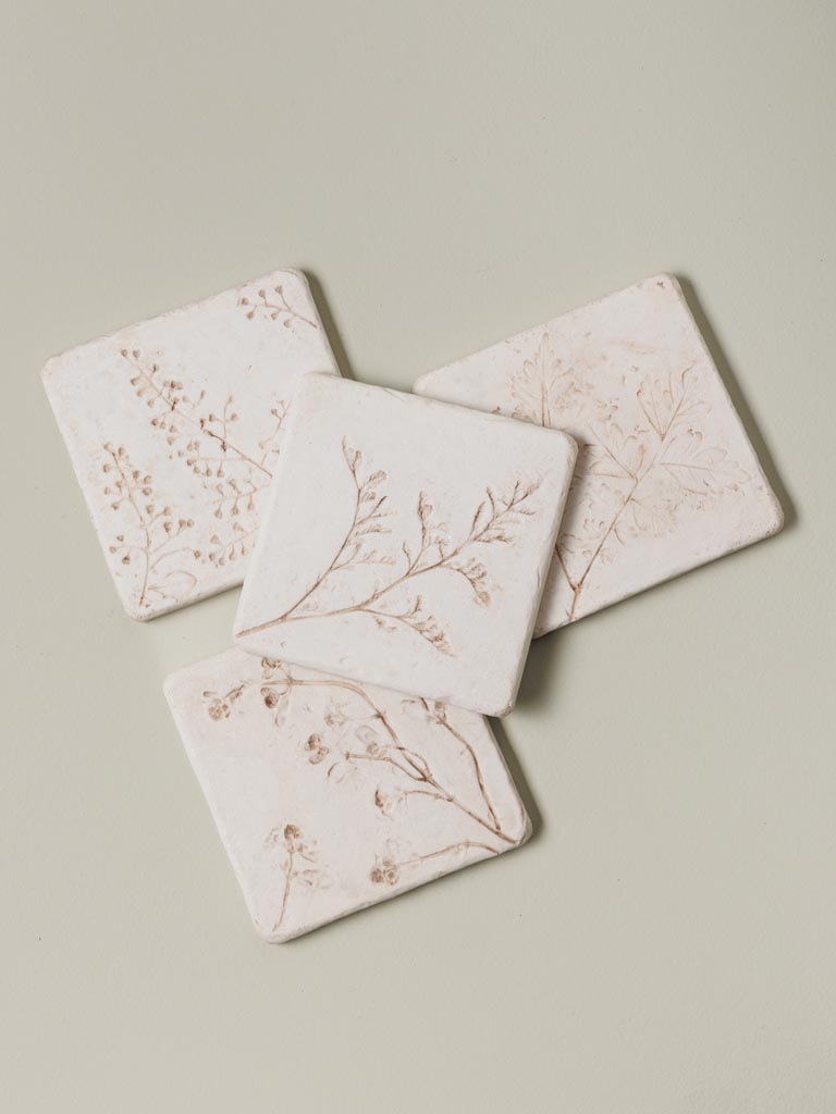 Set de 4 sous-verres résine Martigues Chehoma