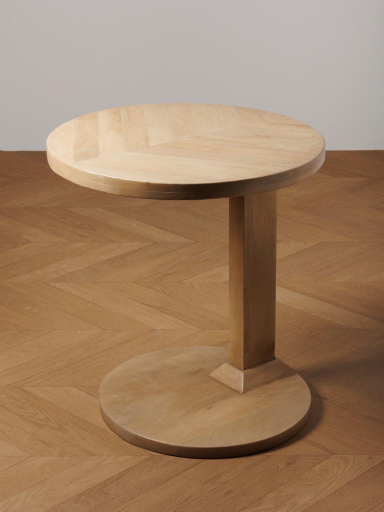 Table d'appoint dessus parquet Chehoma