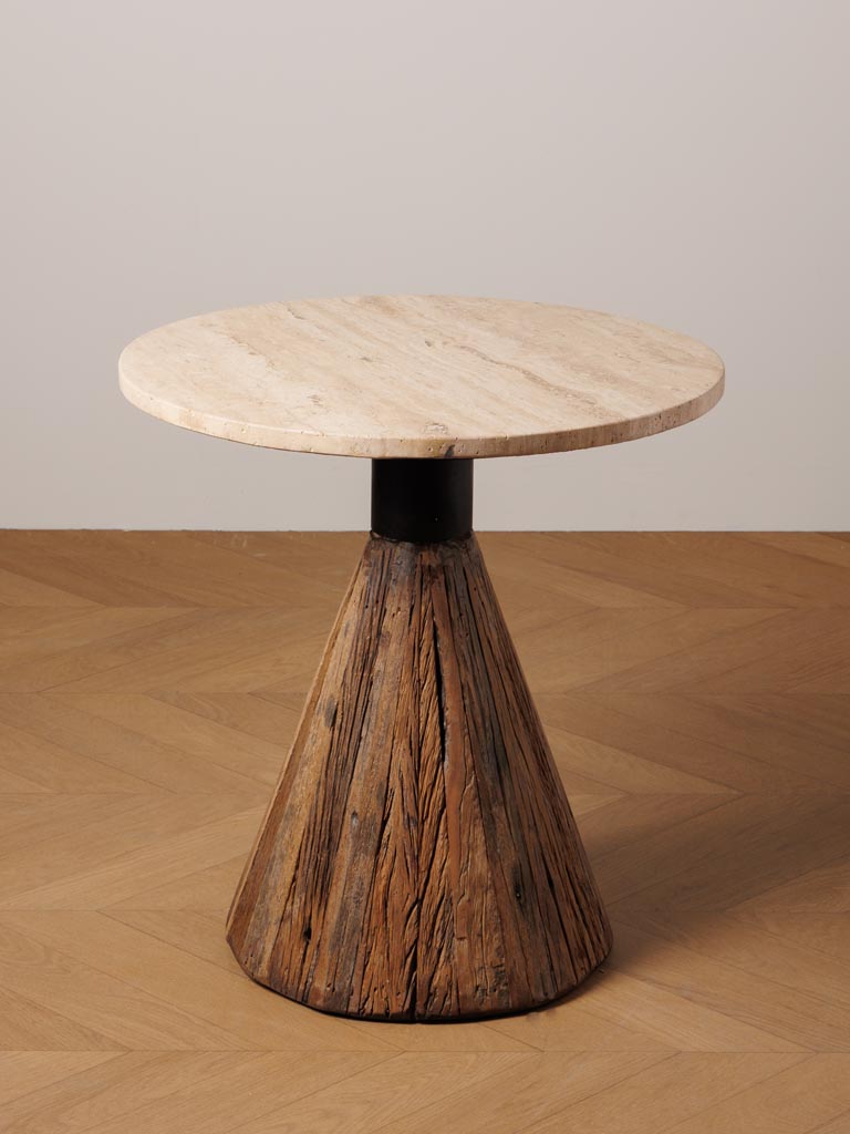 Table d'appoint marbre Alba Chehoma