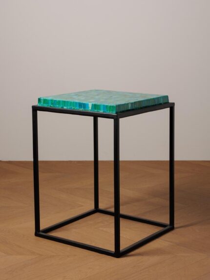 Table d'appoint mosaïque verte Chehoma