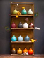 Mini vase moutarde en céramique – Image 3