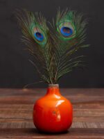 Mini vase orange en céramique Chehoma