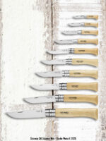 Coffret bois collection 10 couteaux inox Opinel