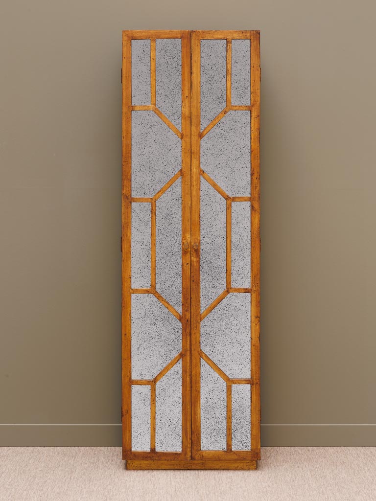 Armoire portes miroir antique Manguier Chehoma