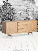 Buffet Nyry 2 portes 3 tiroirs