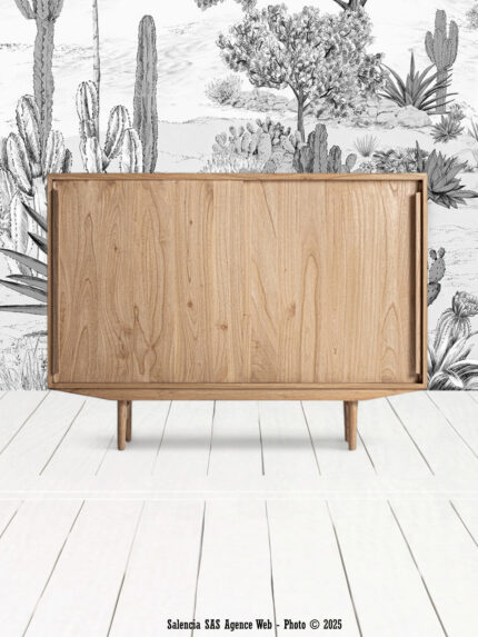 Buffet Nyry 2 portes 3 tiroirs Kodu