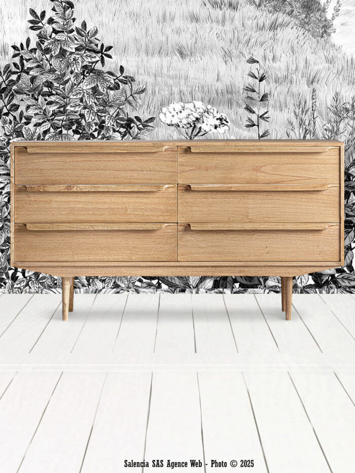 Buffet Nyry 6 tiroirs Kodu