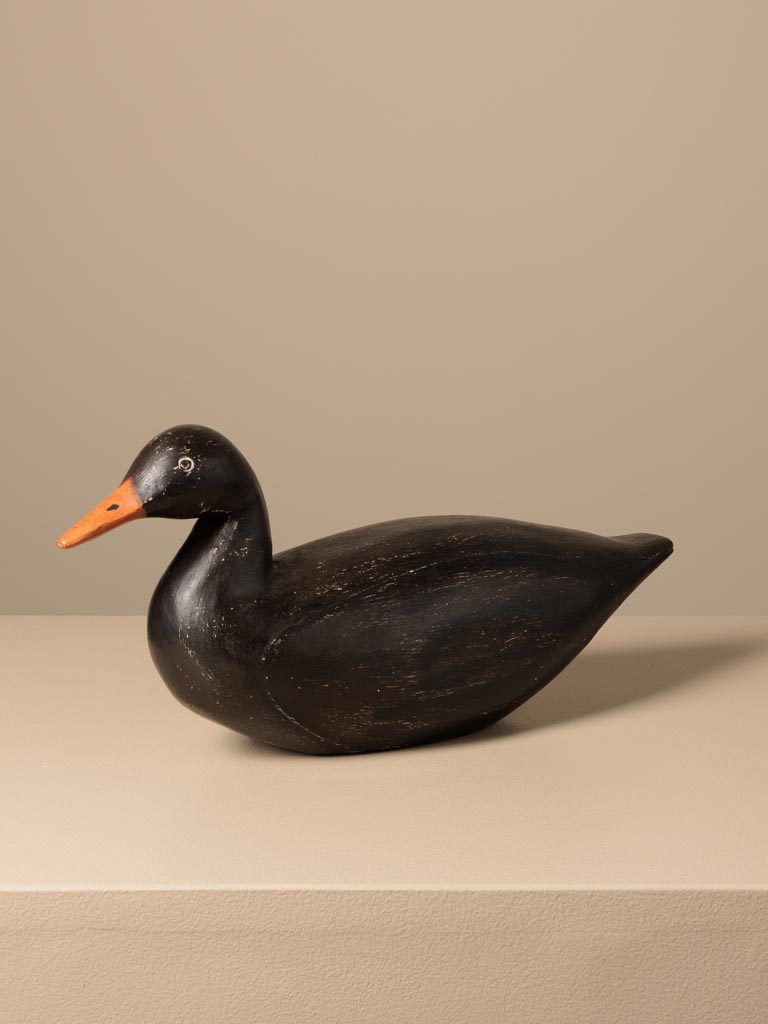 Canard en bois peint Odile Manguier Chehoma