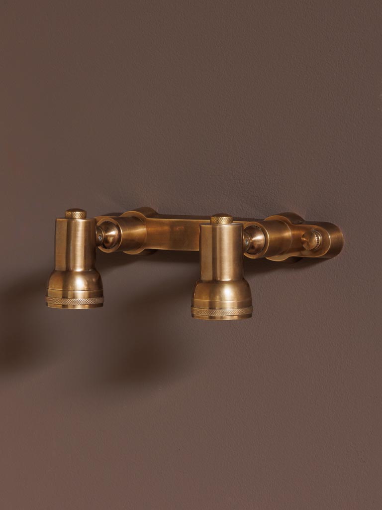 Double applique Structis Laiton Chehoma