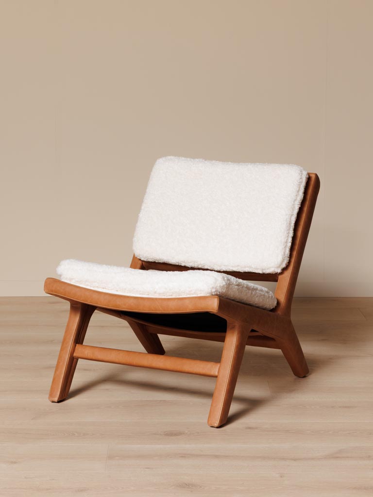 Fauteuil Méribel Cuir Chehoma
