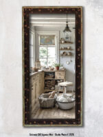 Grand miroir Gauri Manguier Chehoma