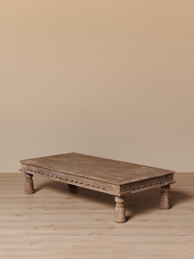 Grande table basse en bois Manguier