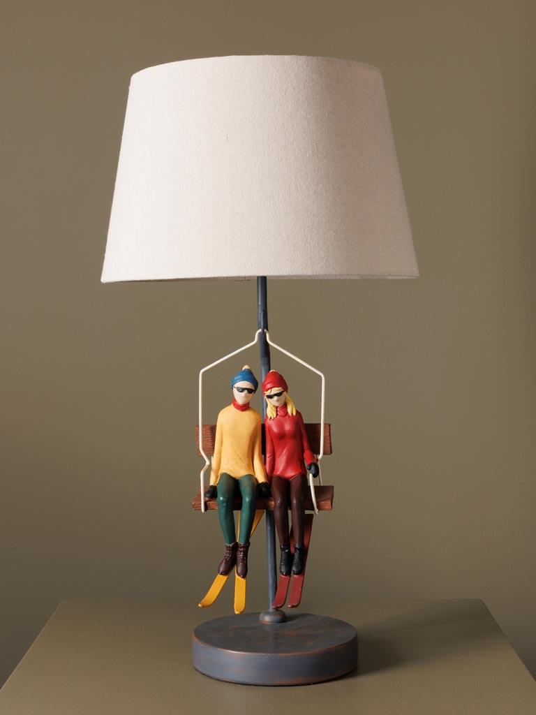 Lampe à poser Télésiège Résine Chehoma