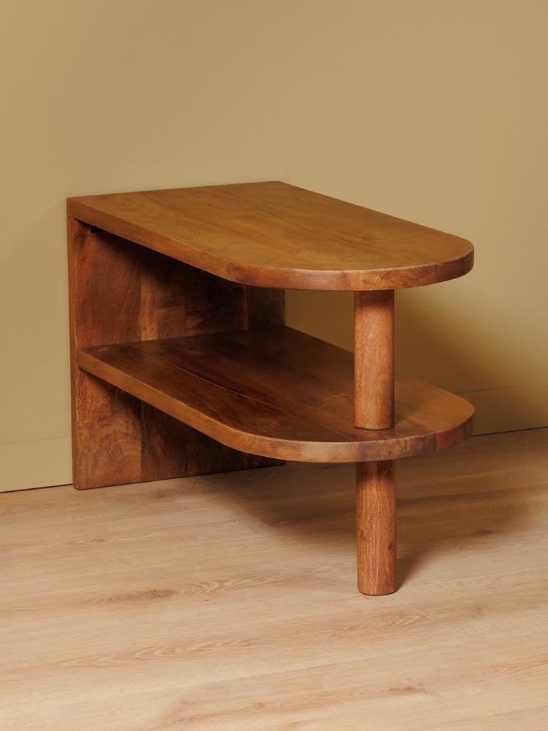 Meuble d'appoint 2 étages Parcage Chehoma