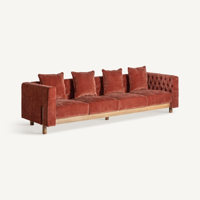 Canapé Carlton rouge – Image 3