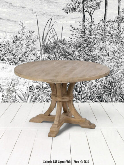 Table à manger Cheverny moyen modèle Ixia