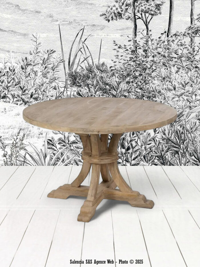 Table à manger Cheverny moyen modèle Ixia