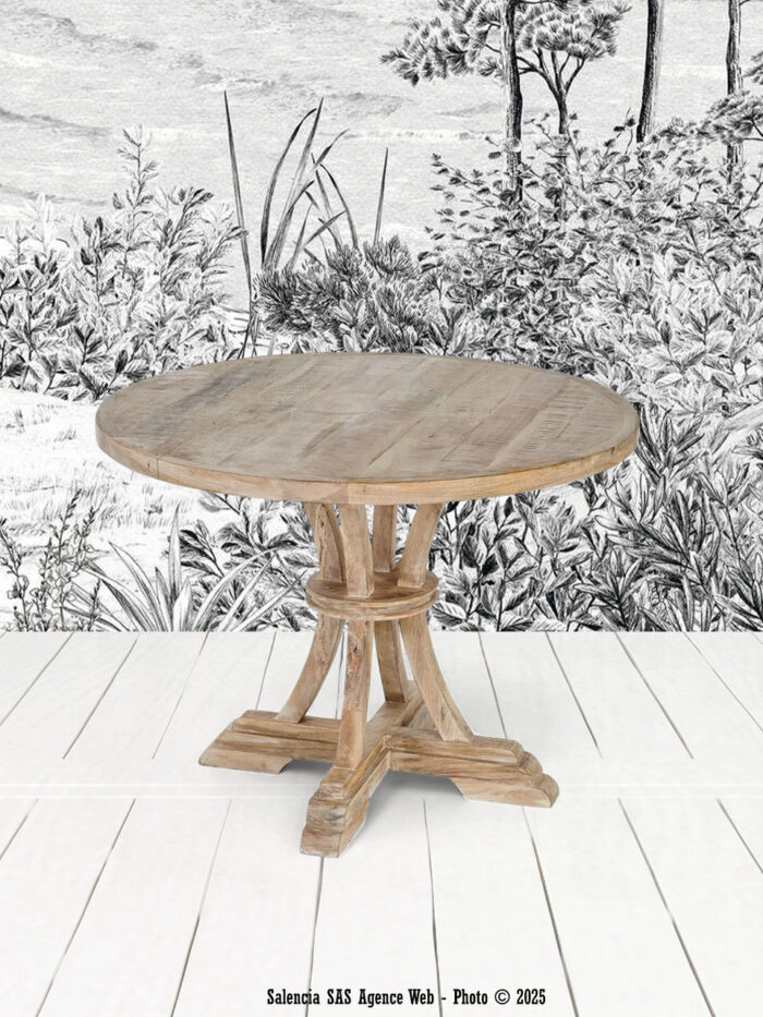 Table à manger Cheverny petit modèle Ixia