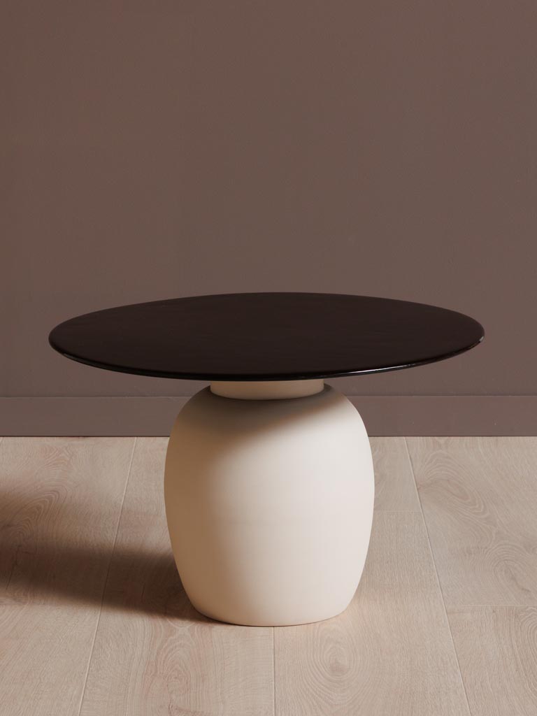 Table basse Cappuccino Métal Chehoma
