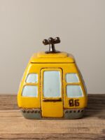 Boîte téléphérique céramique jaune – Image 3