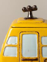 Boîte téléphérique céramique jaune – Image 4