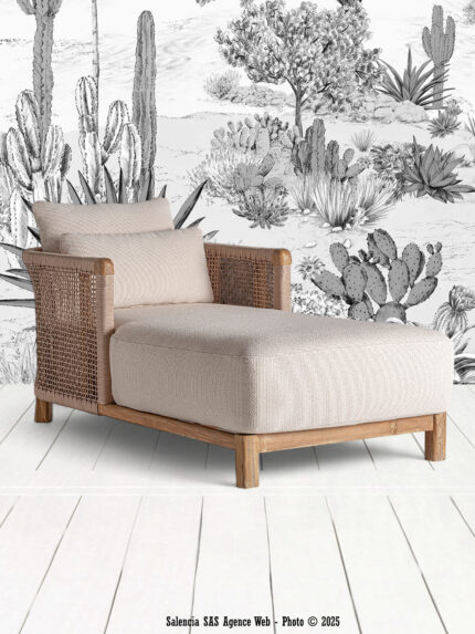 Chaise Longue Trena Bali Vical