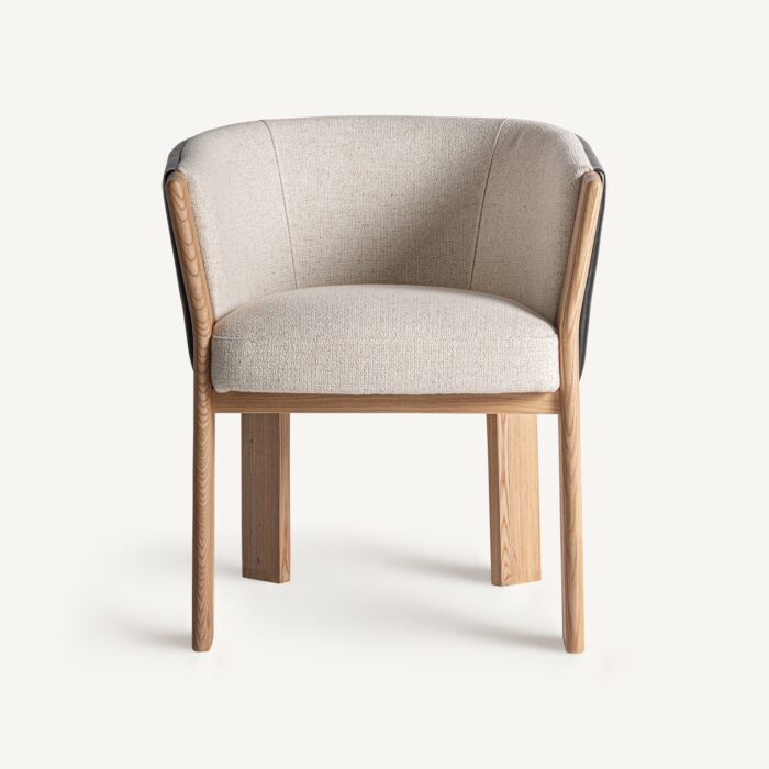 Chaise Nara beige clair – Image 2