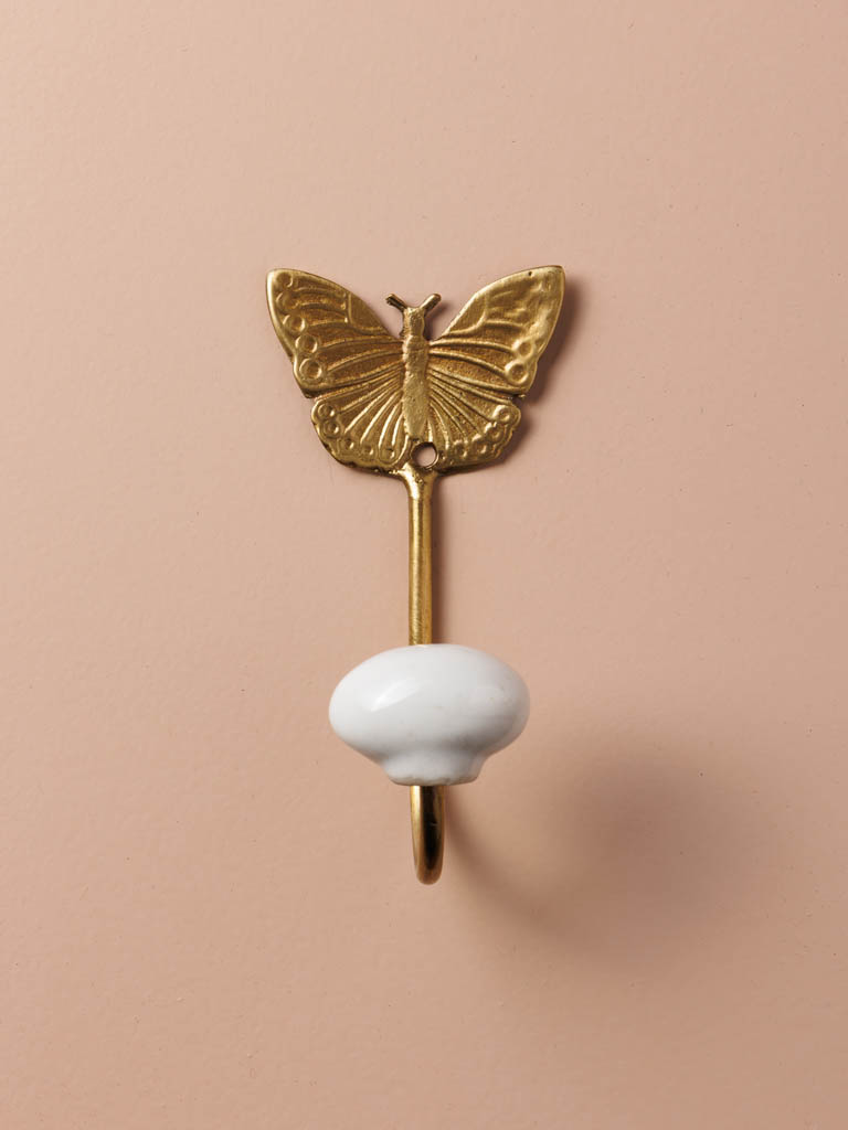 Crochet blanc papillon Chehoma