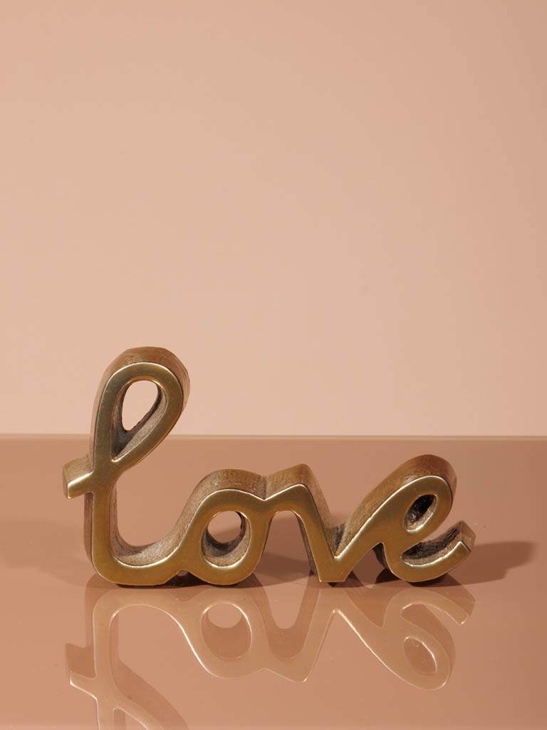 Décoration LOVE aluminium Chehoma
