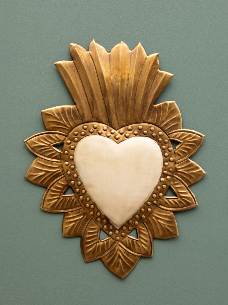 Ex-voto XXL feuilles dorées Chehoma