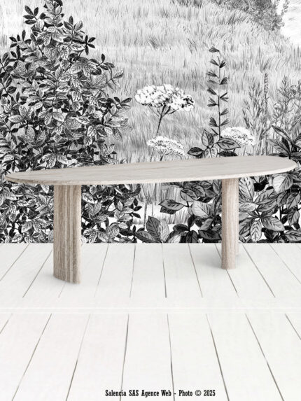 Table à manger blanche Thiennes Vical
