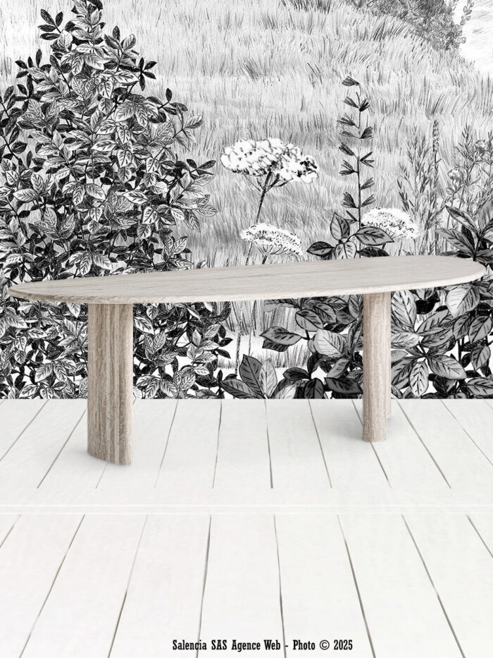 Table à manger blanche Thiennes Vical