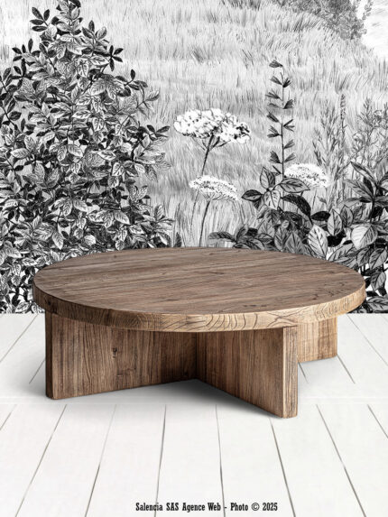Grande table basse ronde Norvik Vical