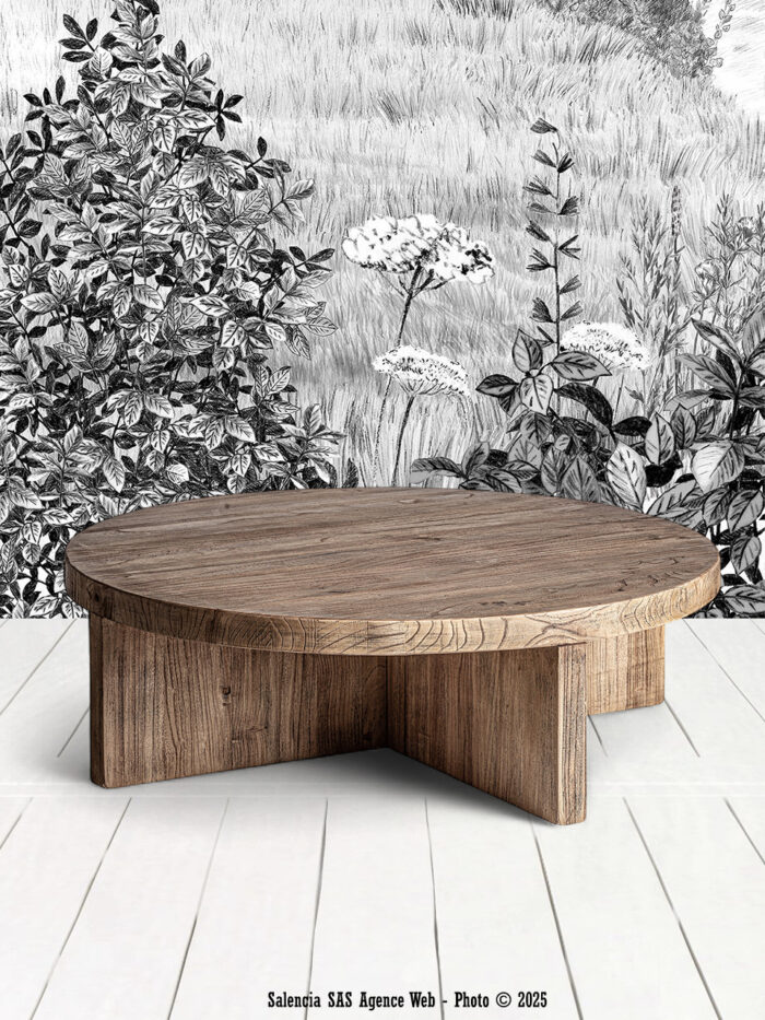 Grande table basse ronde Norvik Vical