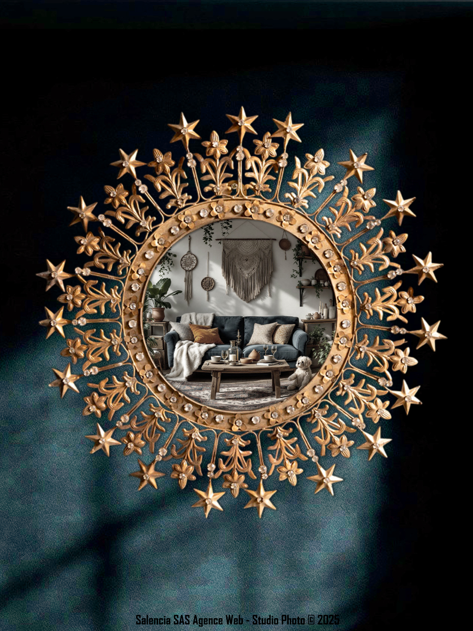 miroir-convexe-aureole-d-etoiles-chehoma-34753 Miroir convexe auréole d'étoiles Chehoma