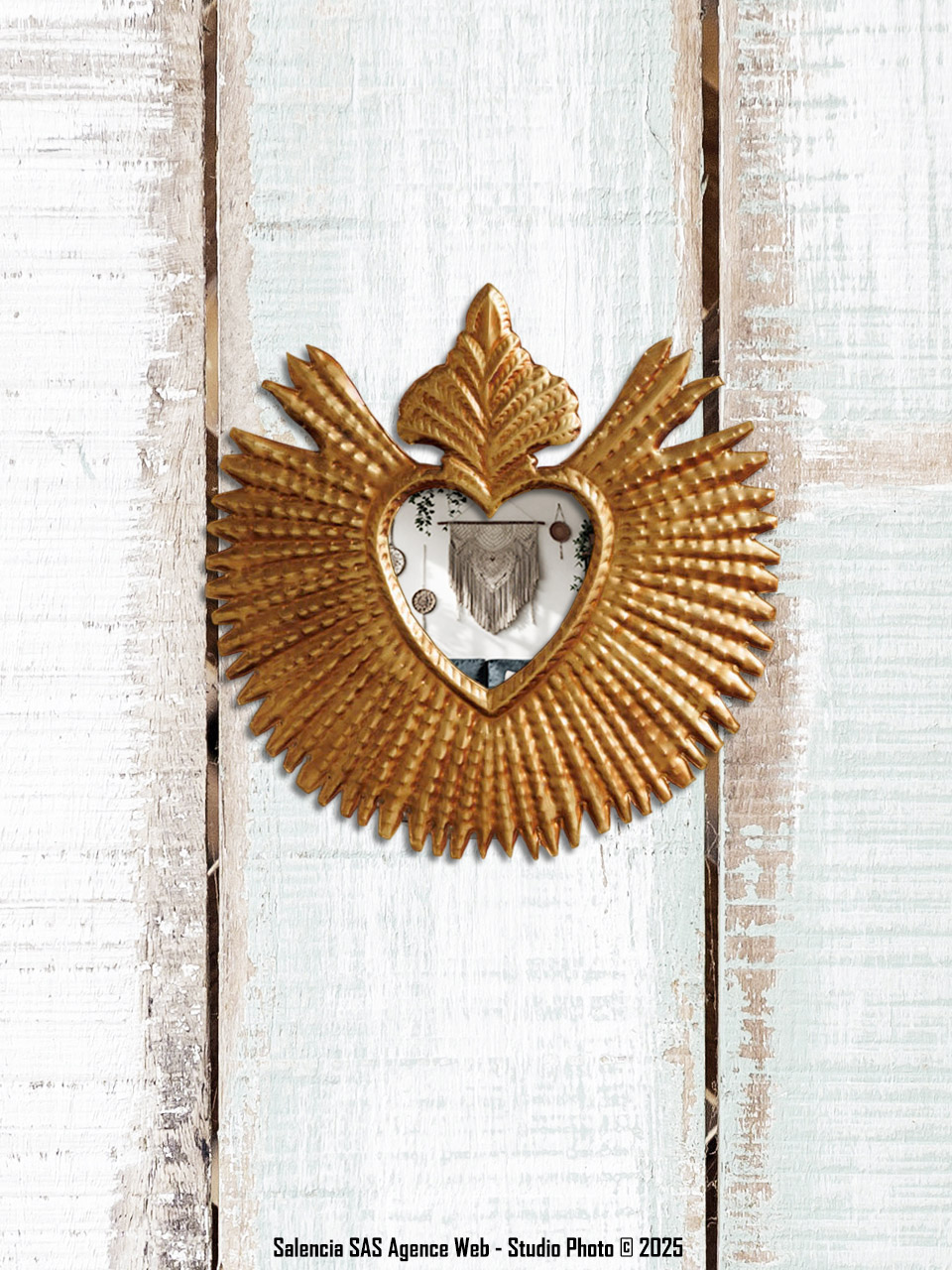 miroir-ex-voto-flamme-doree-chehoma-37053 Miroir Ex-voto flamme dorée Chehoma