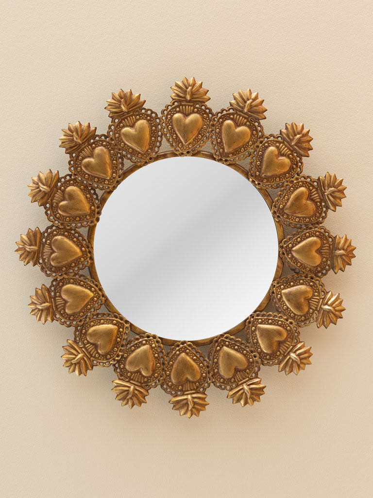 Miroir rond d'Ex-voto Chehoma